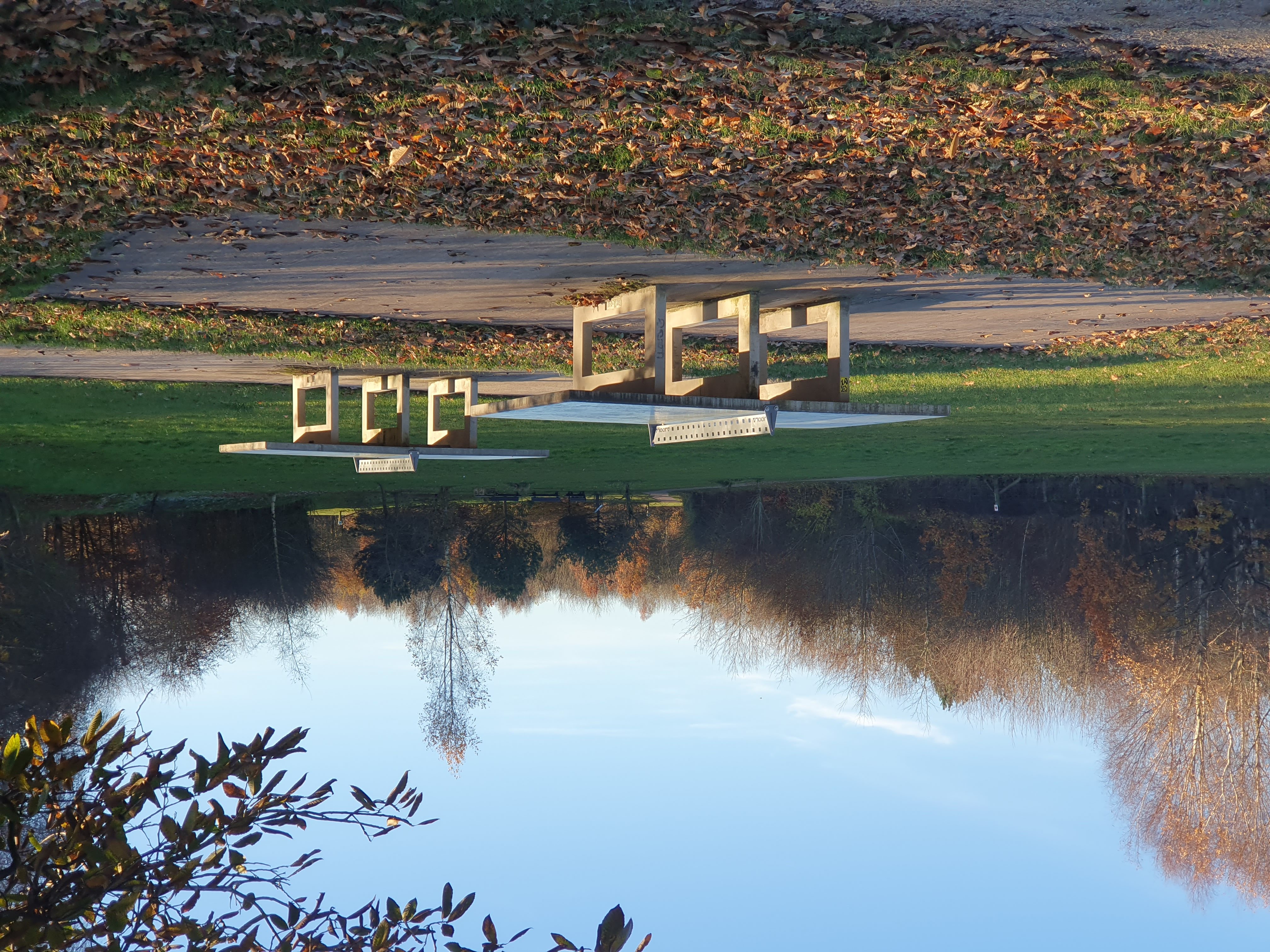 Tabletenis tables outdoor in the park